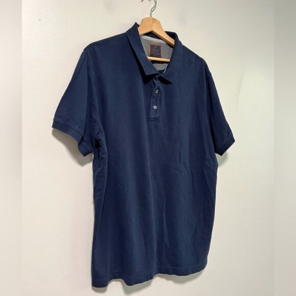 Denver Hayes XL Navy Stretch Polo Shirt - Modern Fit - Picture 8 of 12